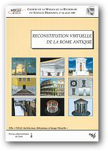 Couverture de Reconstitution virtuelle de la Rome antique 