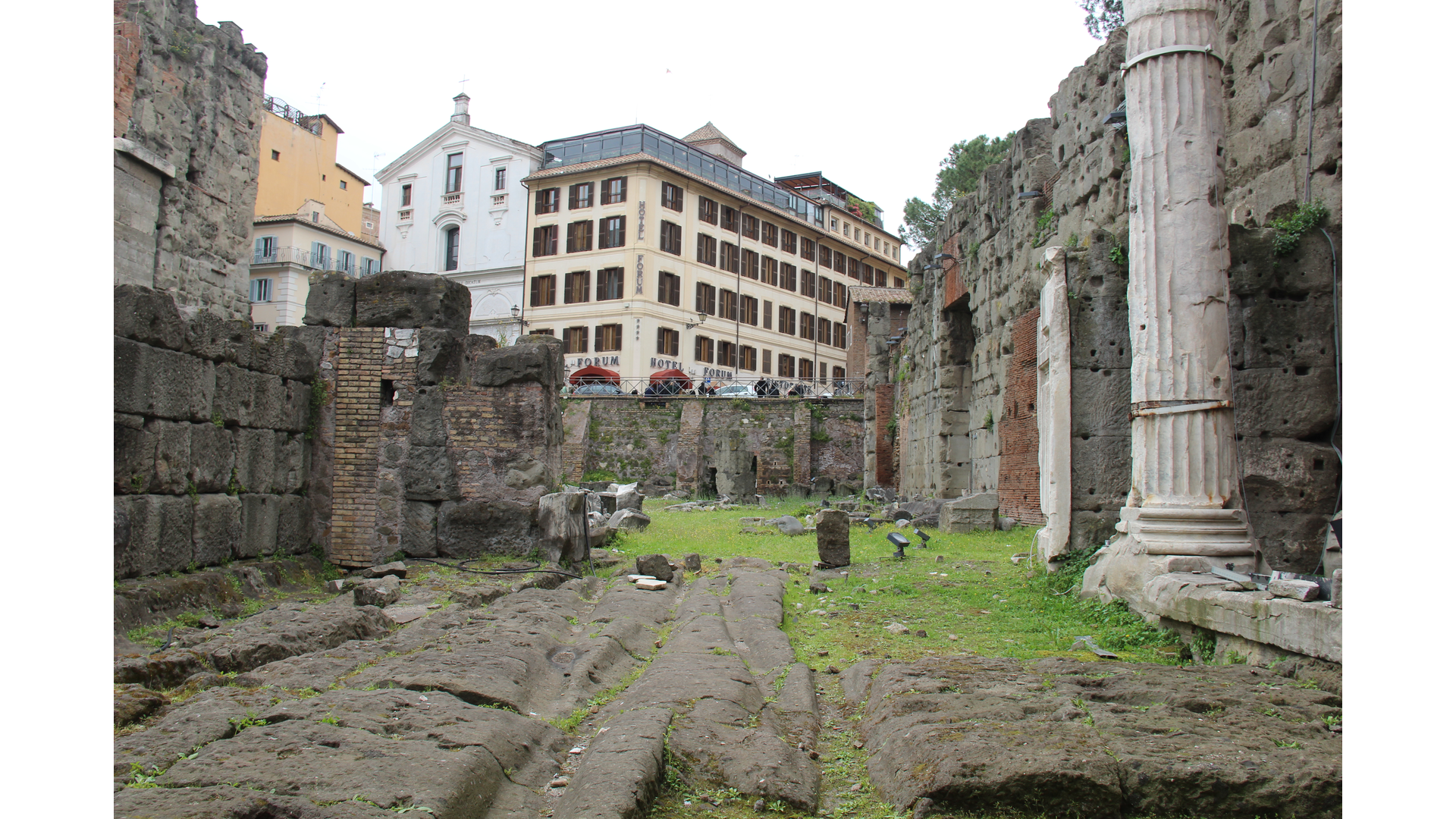 Forum de Nerva : Photo prise à Rome aujourd'hui.