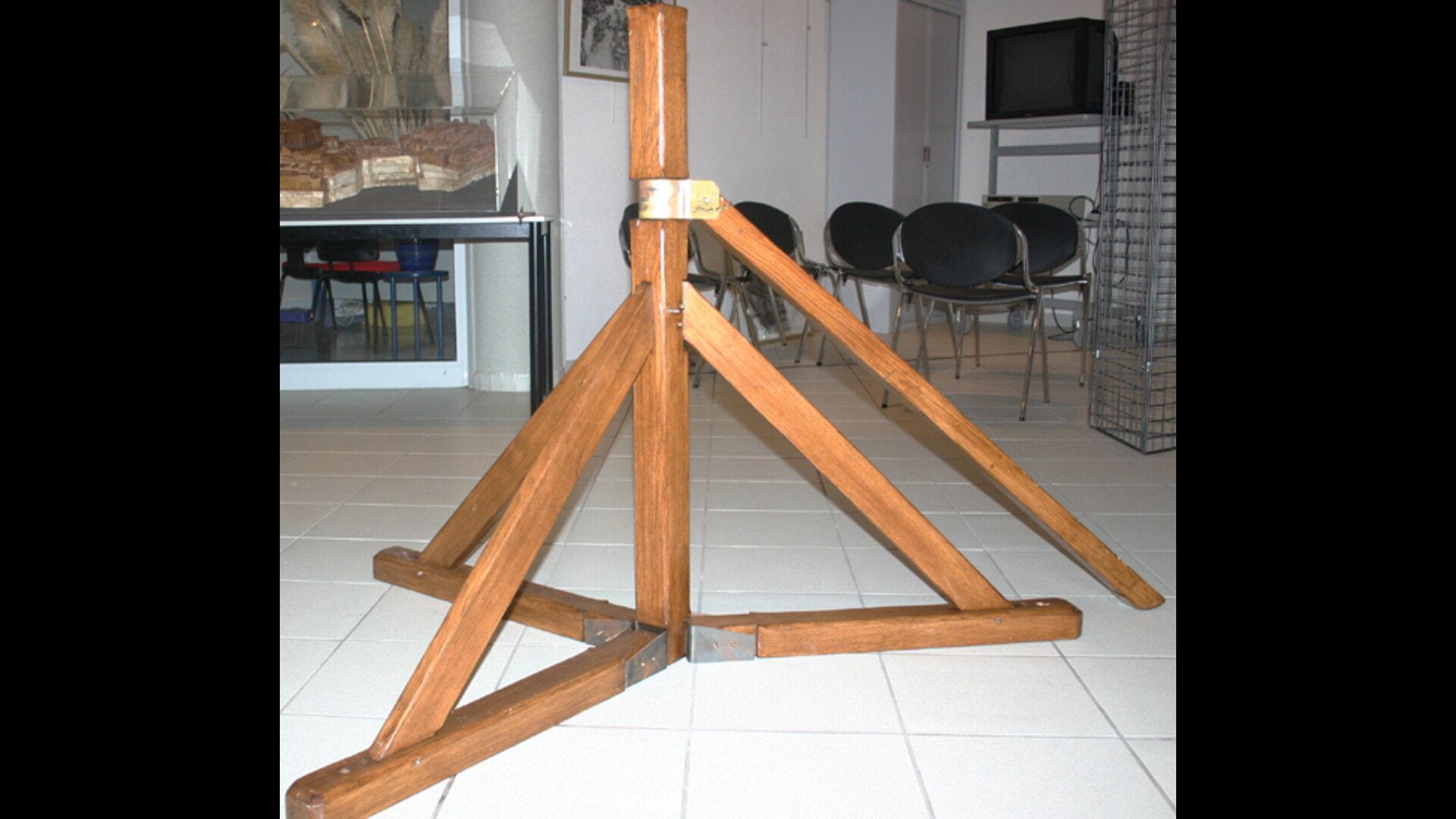 Scorpion – catapulte : Image de restitution virtuelle.