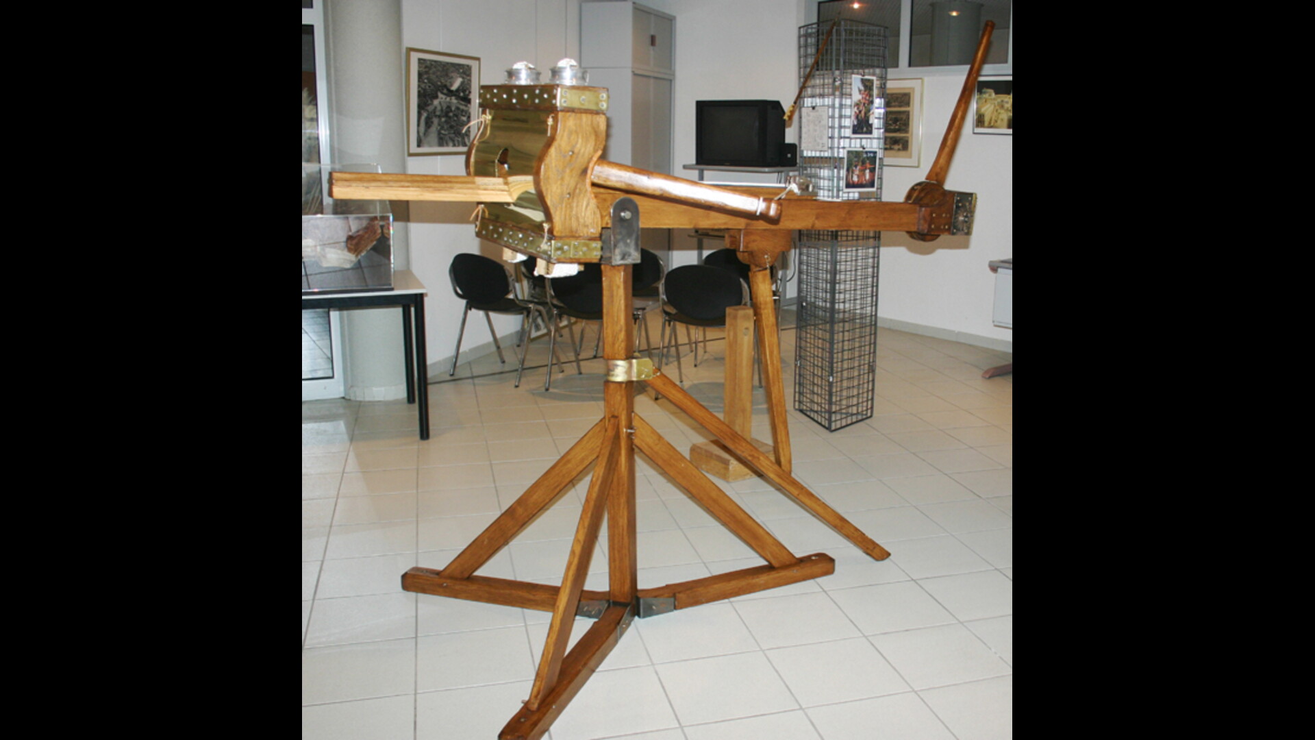 Scorpion – catapulte : Image de restitution virtuelle.