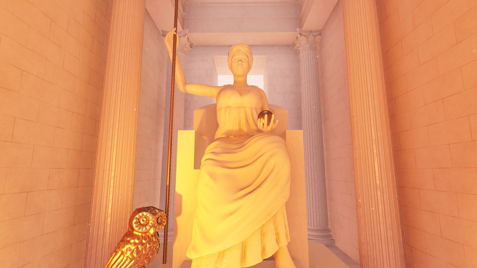 Temple de Jupiter Capitolin : Image de restitution virtuelle.