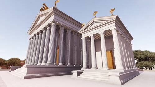 Temple au Genius populi romani : Image mise en avant.