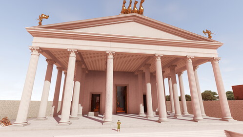 Temple de Jupiter Capitolin : Image mise en avant.