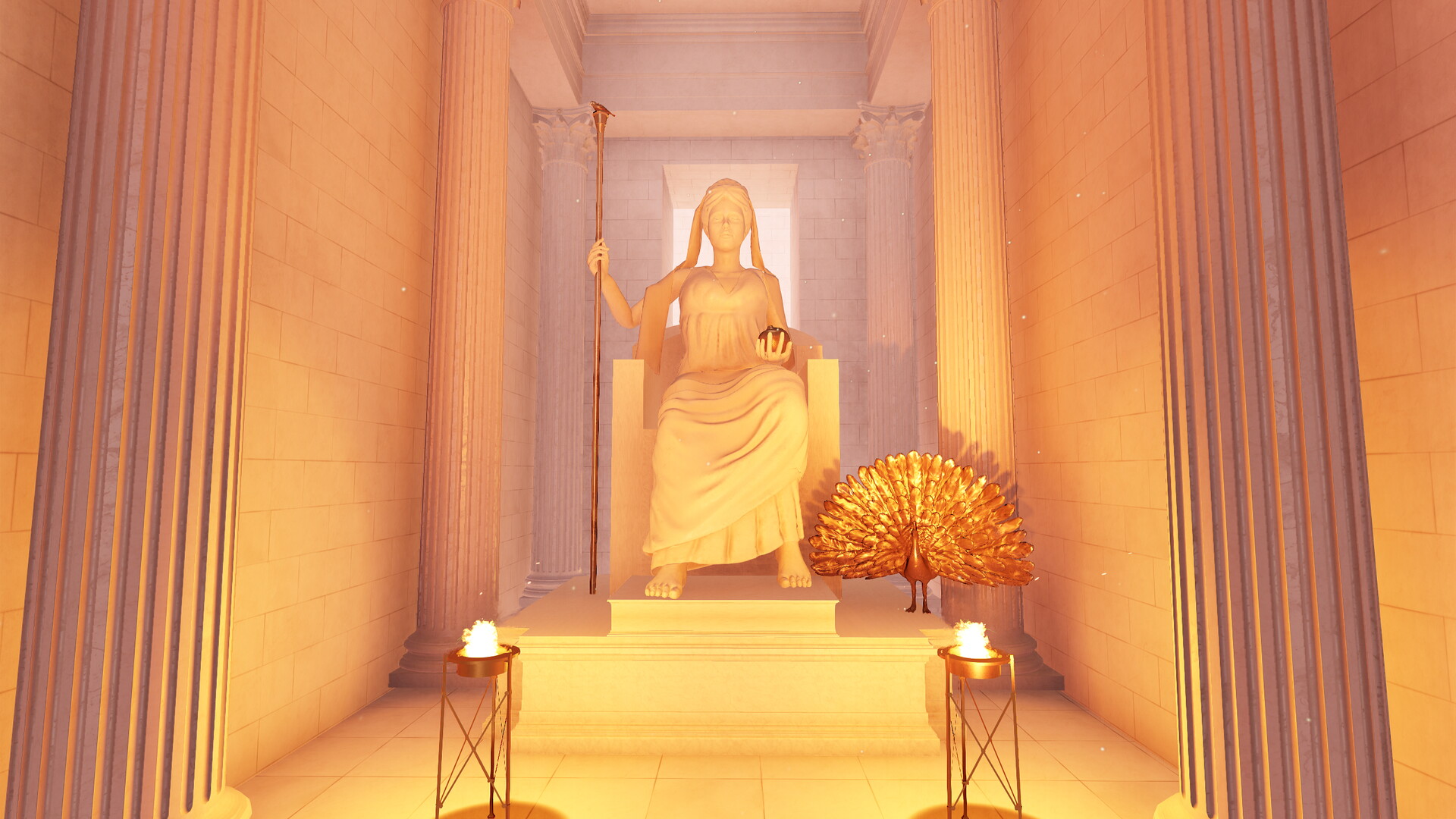 Temple de Jupiter Capitolin : Image de restitution virtuelle.