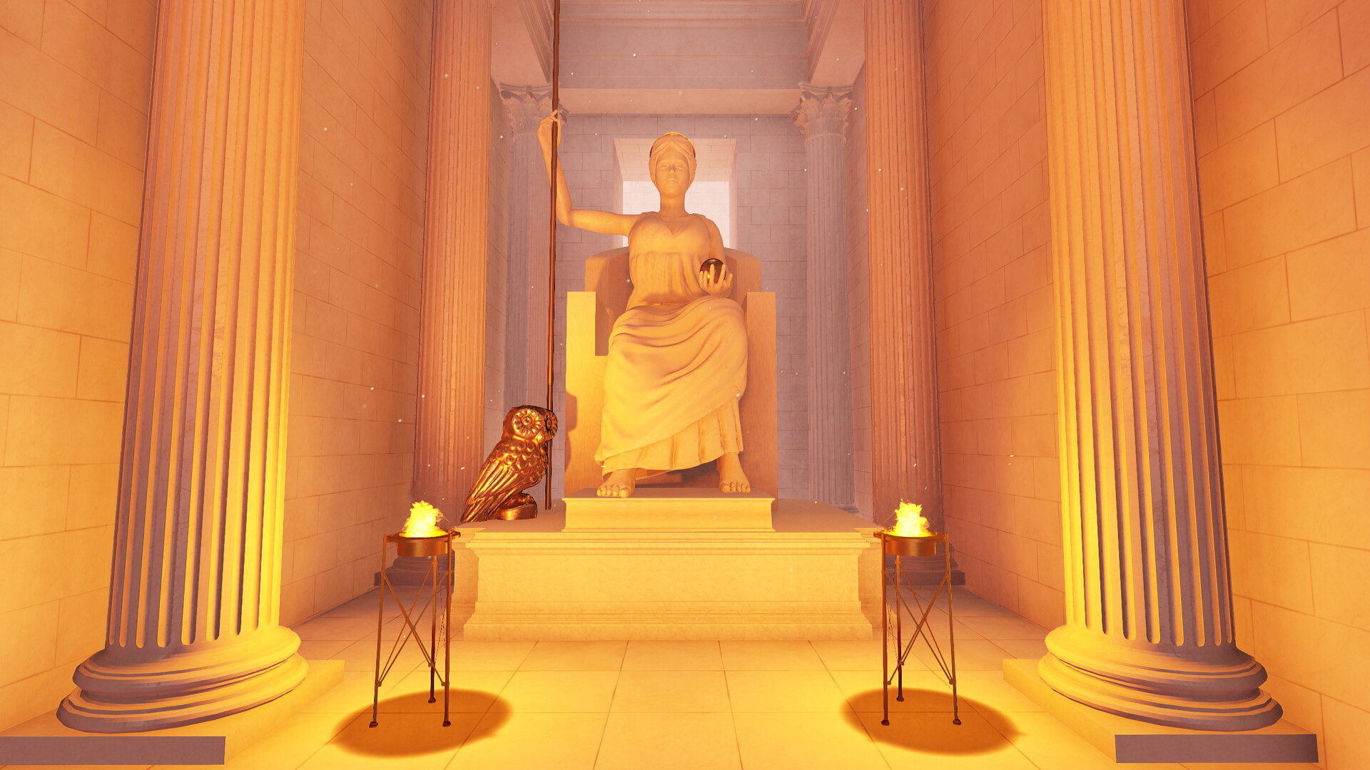 Temple de Jupiter Capitolin : Image de restitution virtuelle.