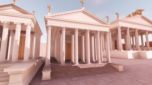 Temple d'Ops (Capitole) : Image mise en avant.