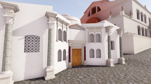 Temple dit de Romulus : Image mise en avant.