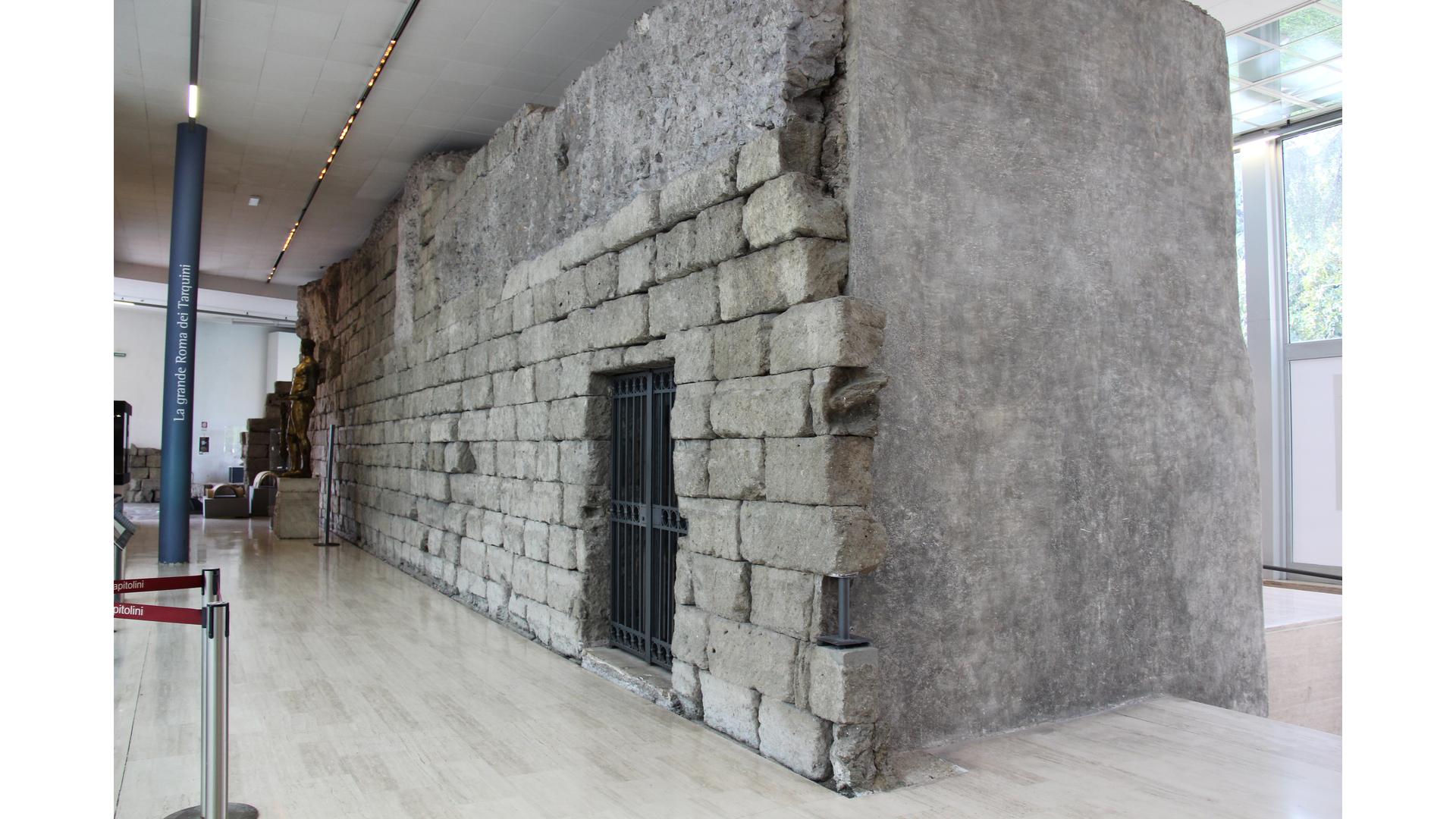 Temple de Jupiter Capitolin : Photo prise à Rome aujourd'hui. Fondations du temple de Jupiter Capitolin dans les musées du Capitole