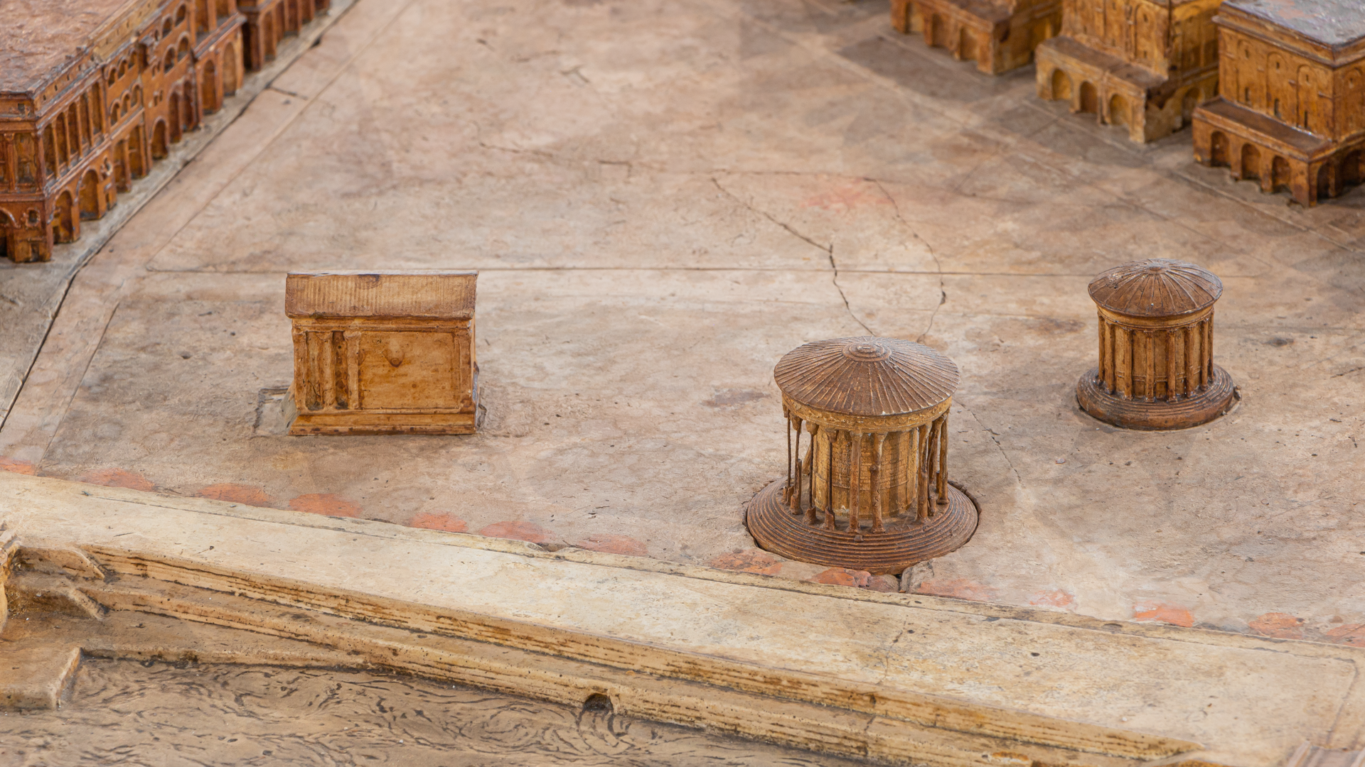 Forum Boarium : Photo de la maquette réalisée par P.Bigot.