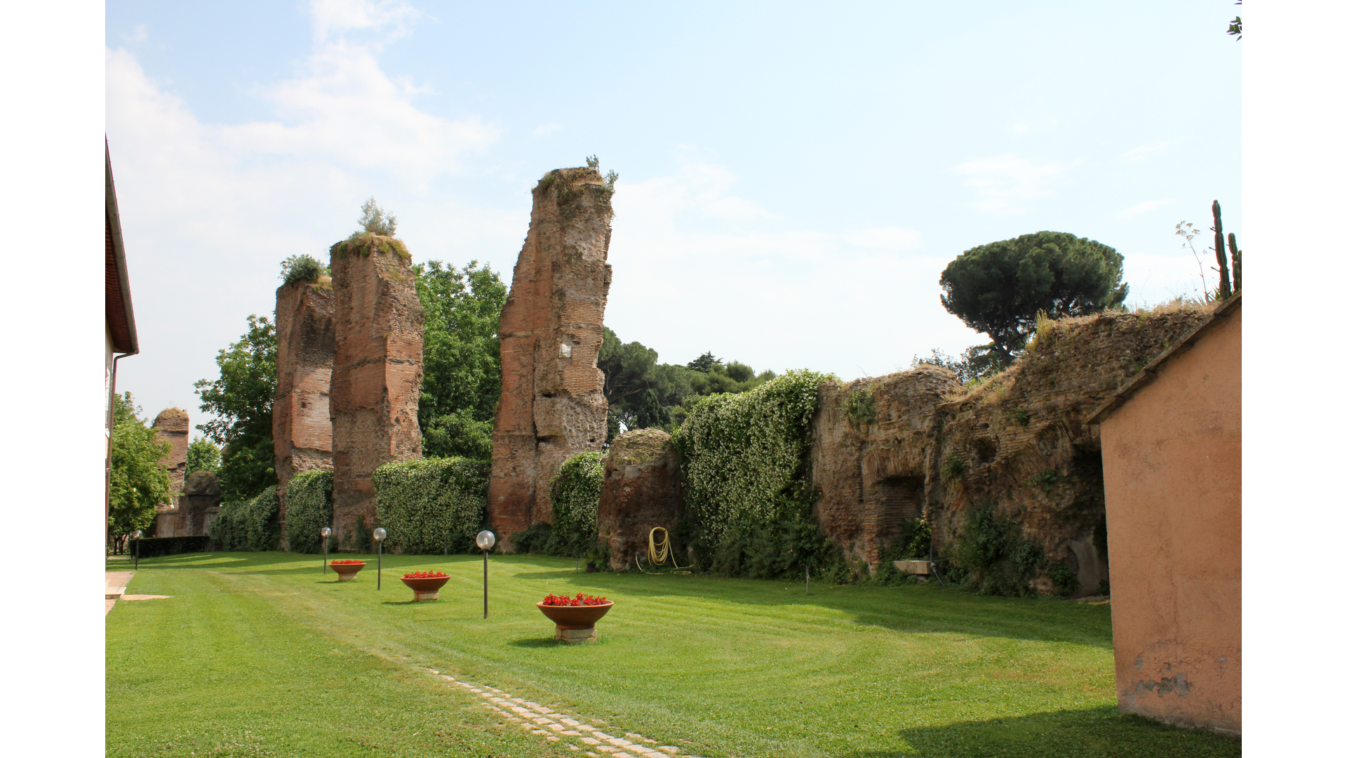 Castella du Caelius : Photo prise à Rome aujourd'hui. Emplacement des castella du Caelius