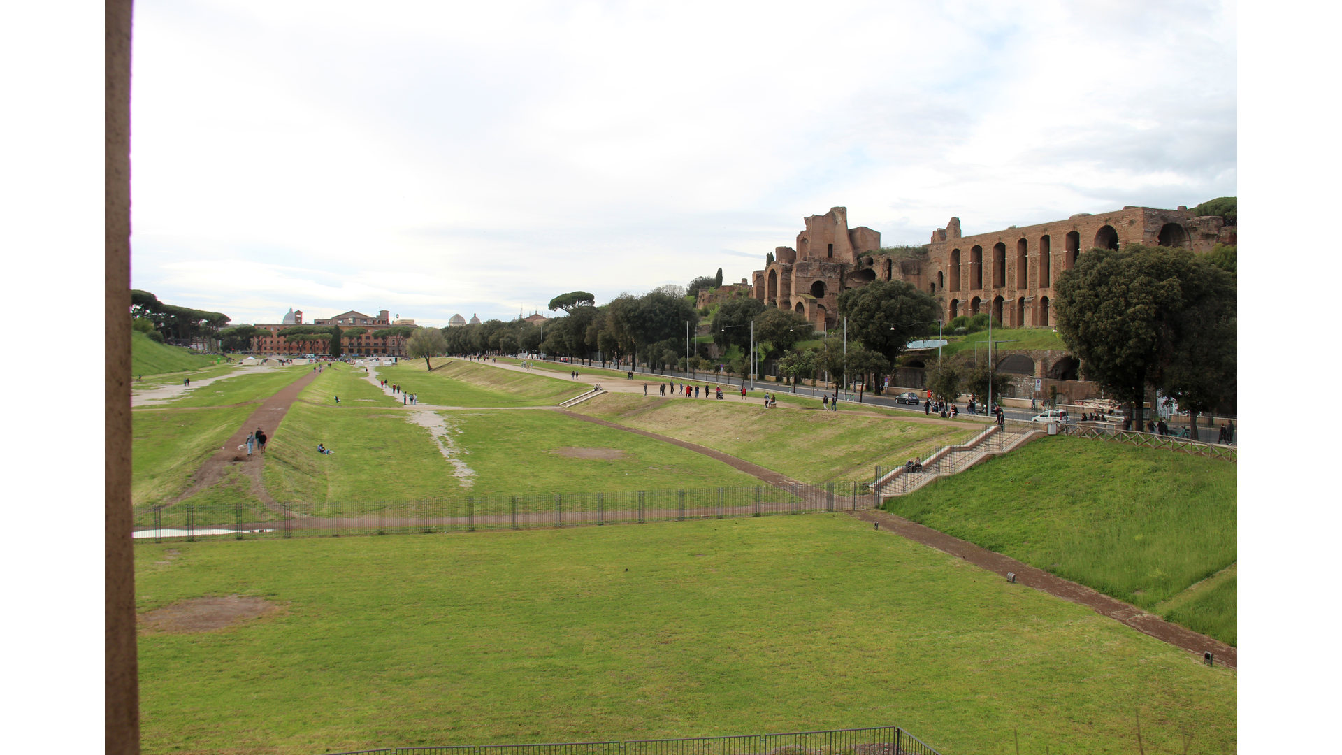 Le Grand Cirque : Photo prise à Rome aujourd'hui. Emplacement du Grand Cirque