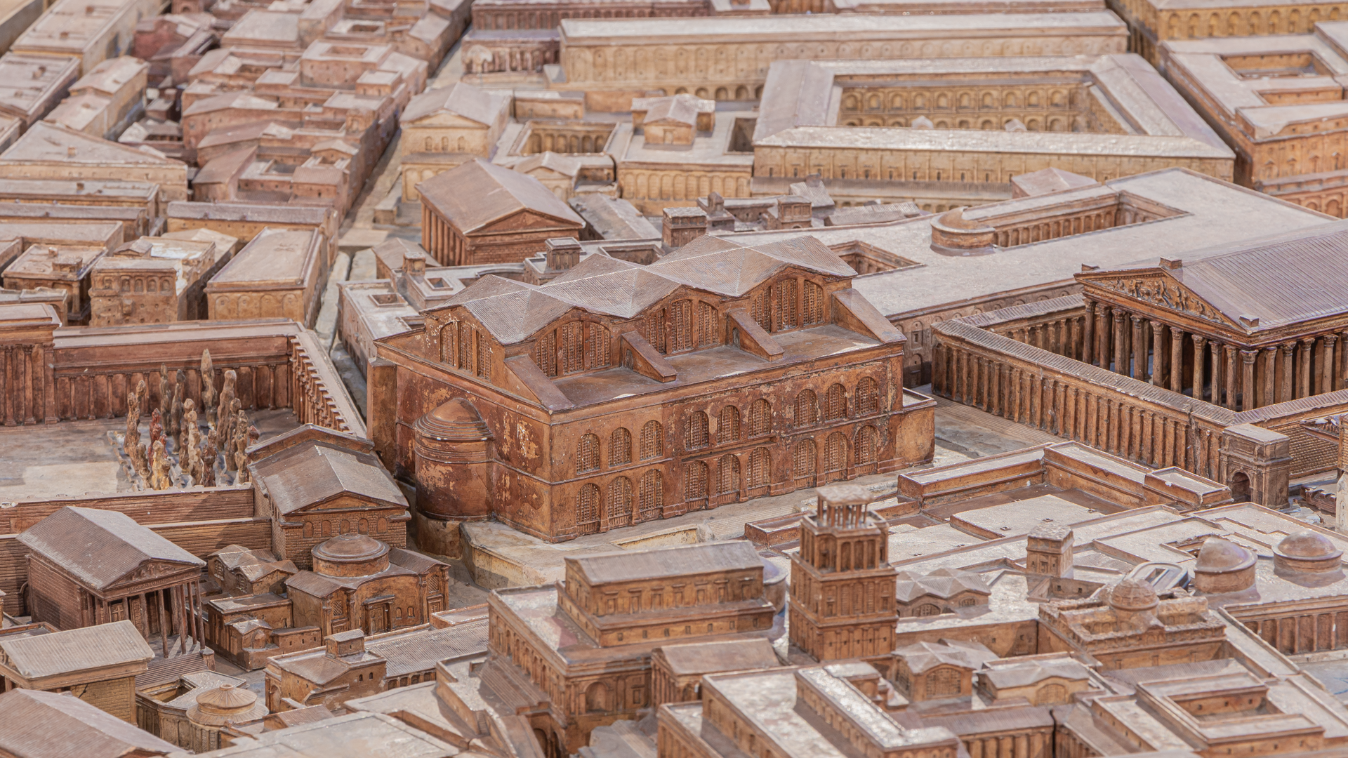 BasiliqueConstantin : Photo de la maquette réalisée par P.Bigot.