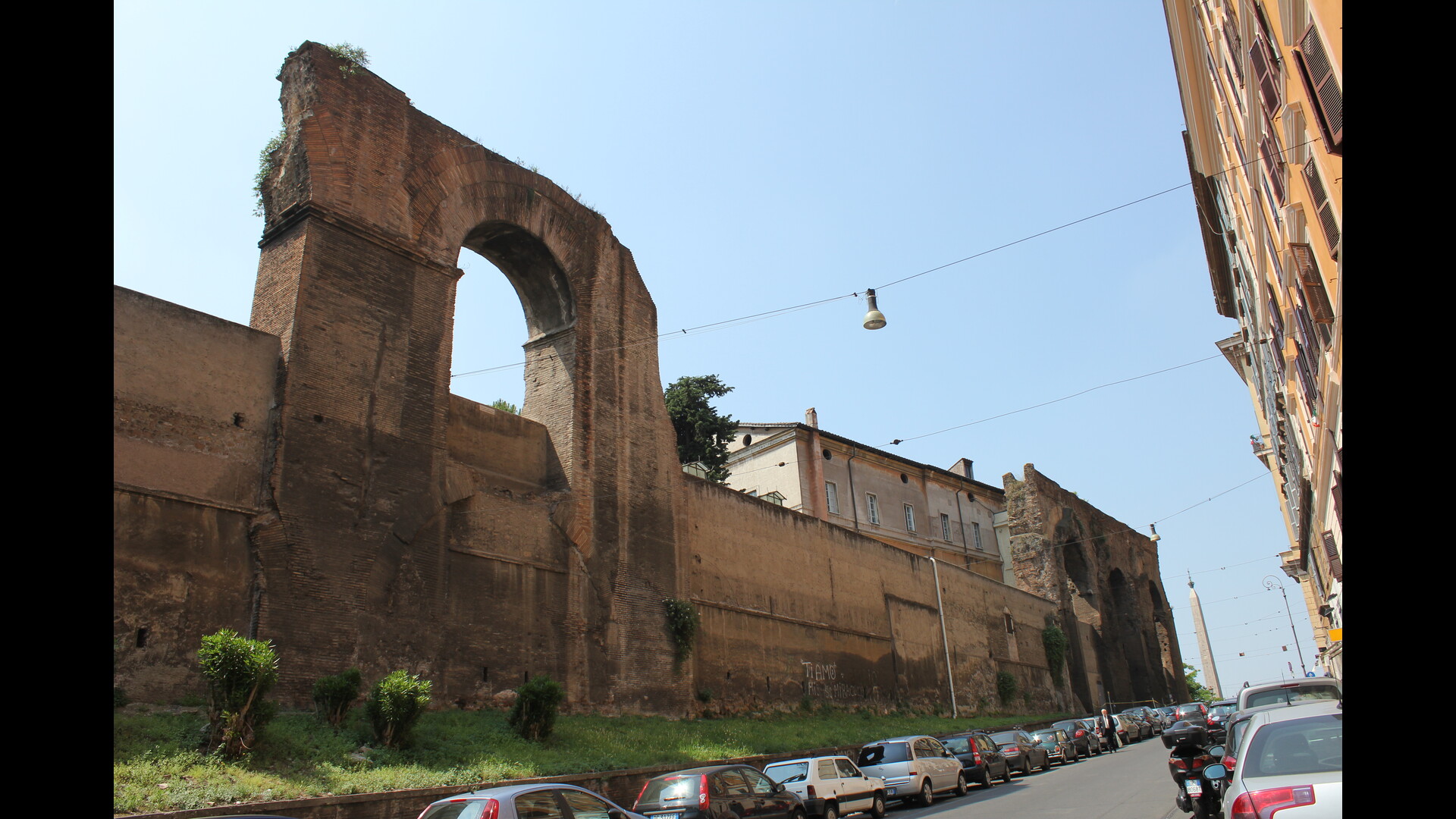 Aqua Claudia : Photo prise à Rome aujourd'hui.