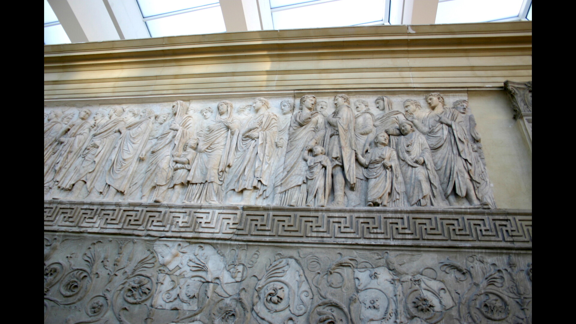 Ara Pacis : Photo prise à Rome aujourd'hui. Autel de la Paix