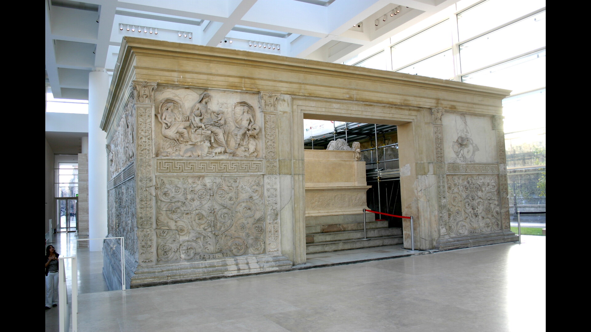 Ara Pacis : Photo prise à Rome aujourd'hui. Autel de la Paix