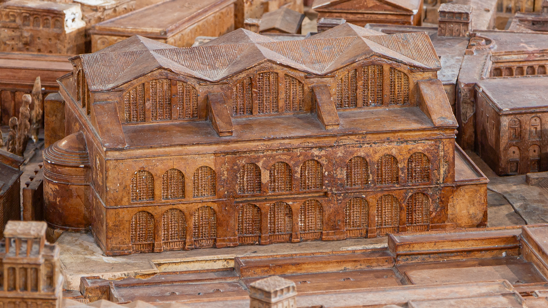 BasiliqueConstantin : Photo de la maquette réalisée par P.Bigot.