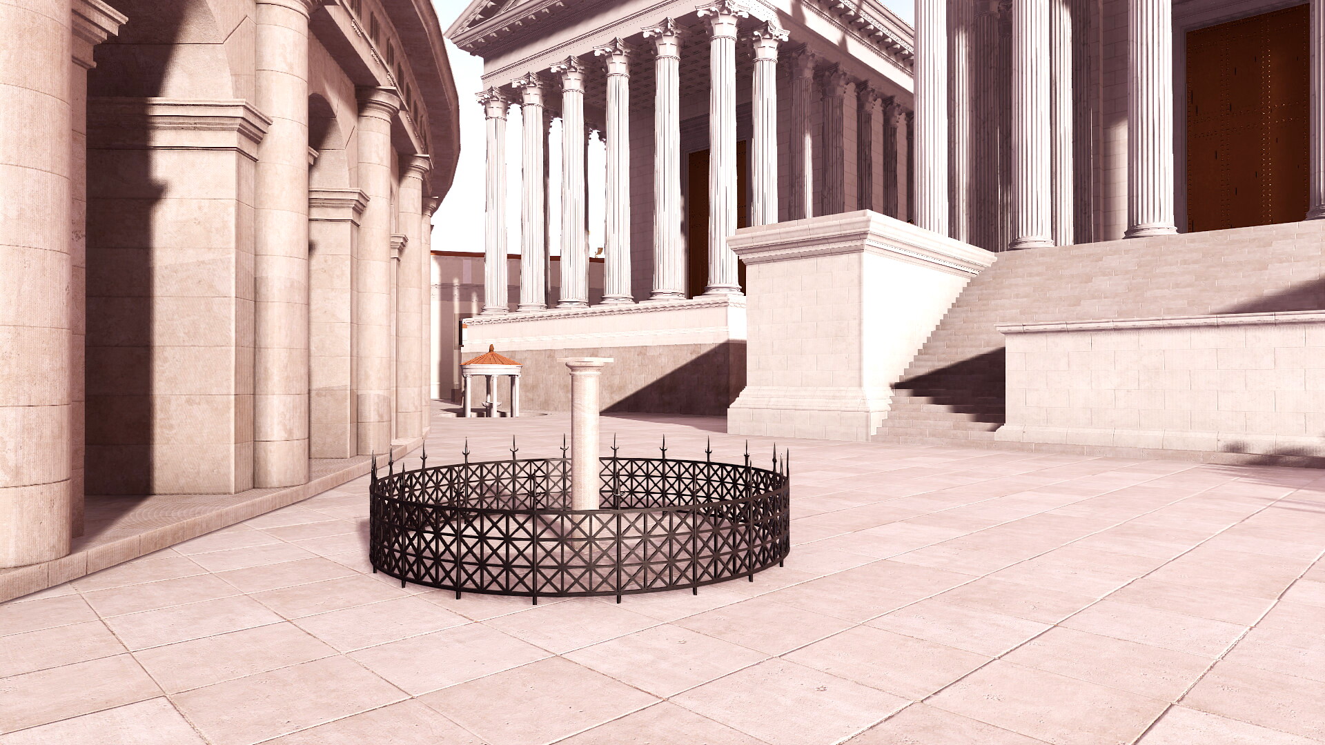 Columna bellica : Image de restitution virtuelle.
