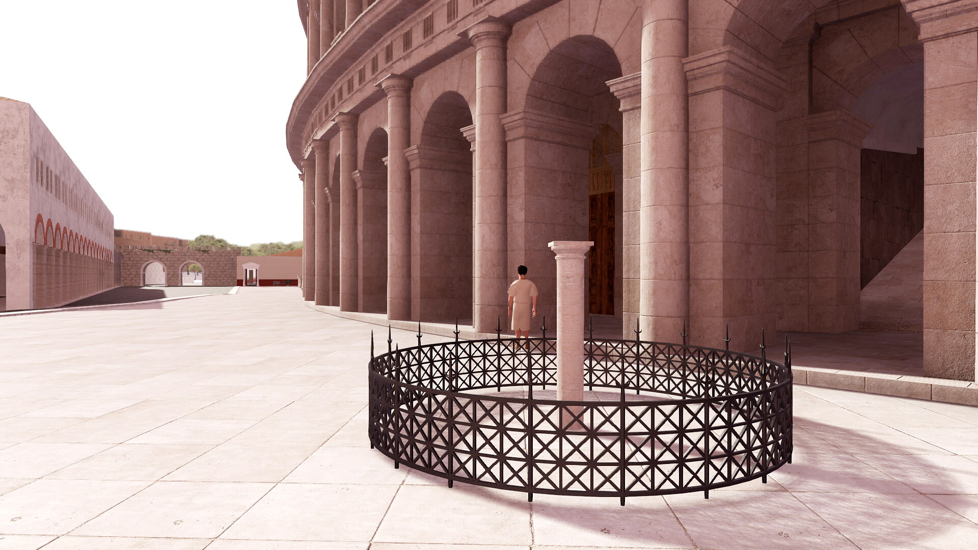 Columna bellica : Image de restitution virtuelle.