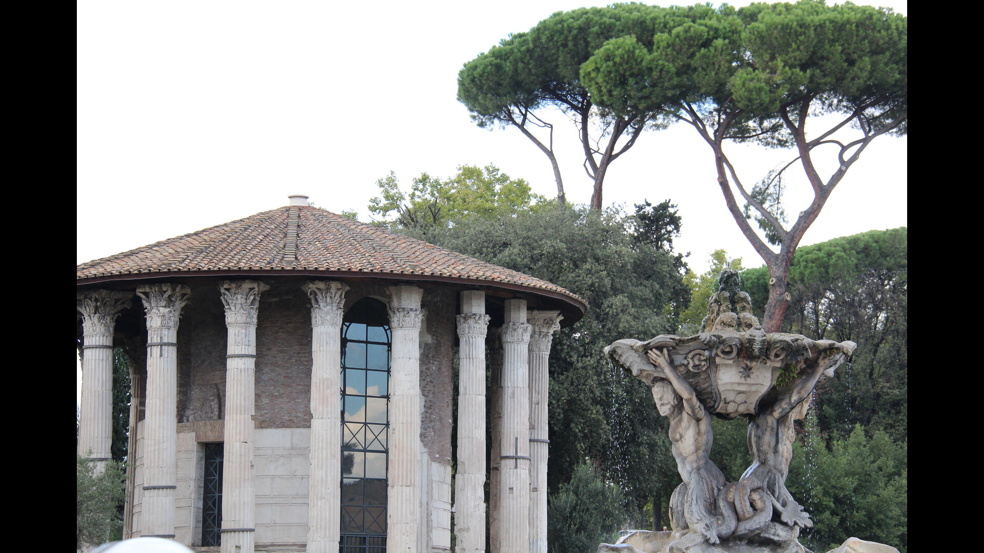 Temple d'Hercule Oliuarius : Photo prise à Rome aujourd'hui. Temple d’Hercule Olivarius