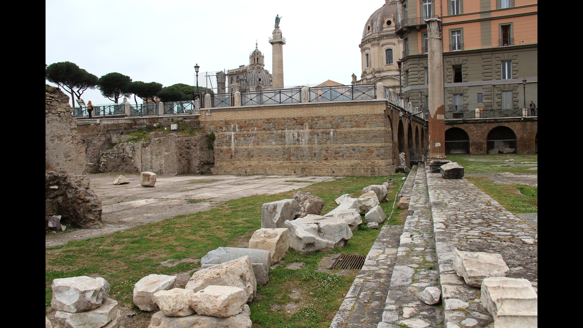 Forum de Trajan : Photo prise à Rome aujourd'hui.