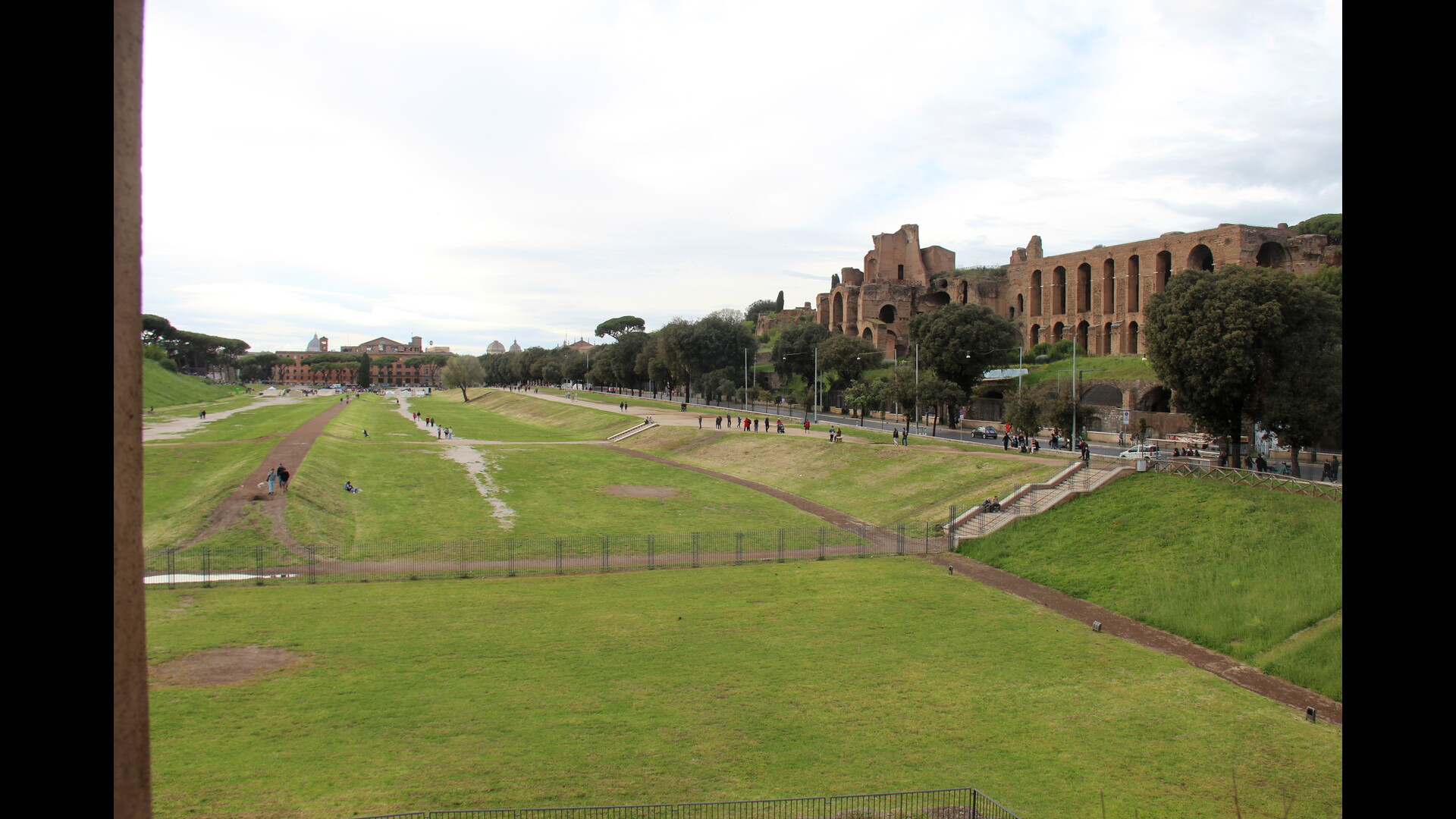 Le Grand Cirque : Photo prise à Rome aujourd'hui. Emplacement du Grand Cirque