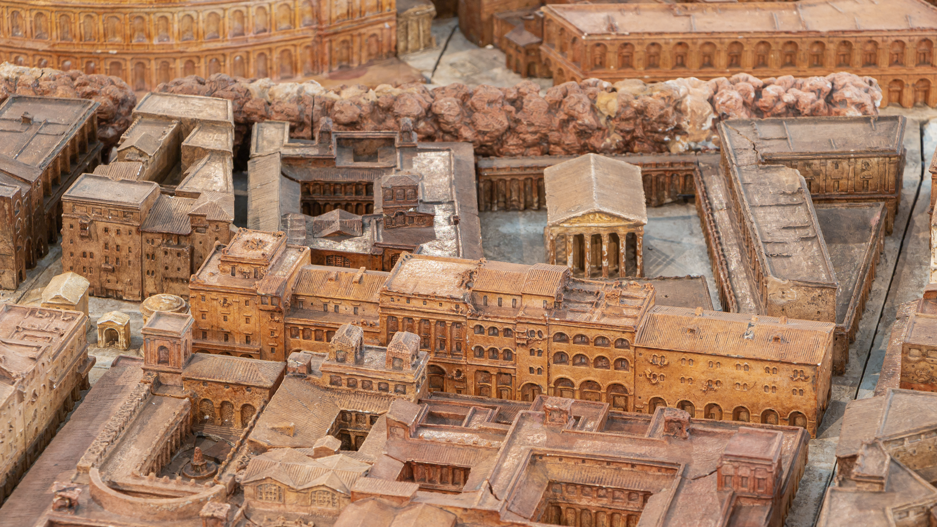 insulae : Photo de la maquette réalisée par P.Bigot.