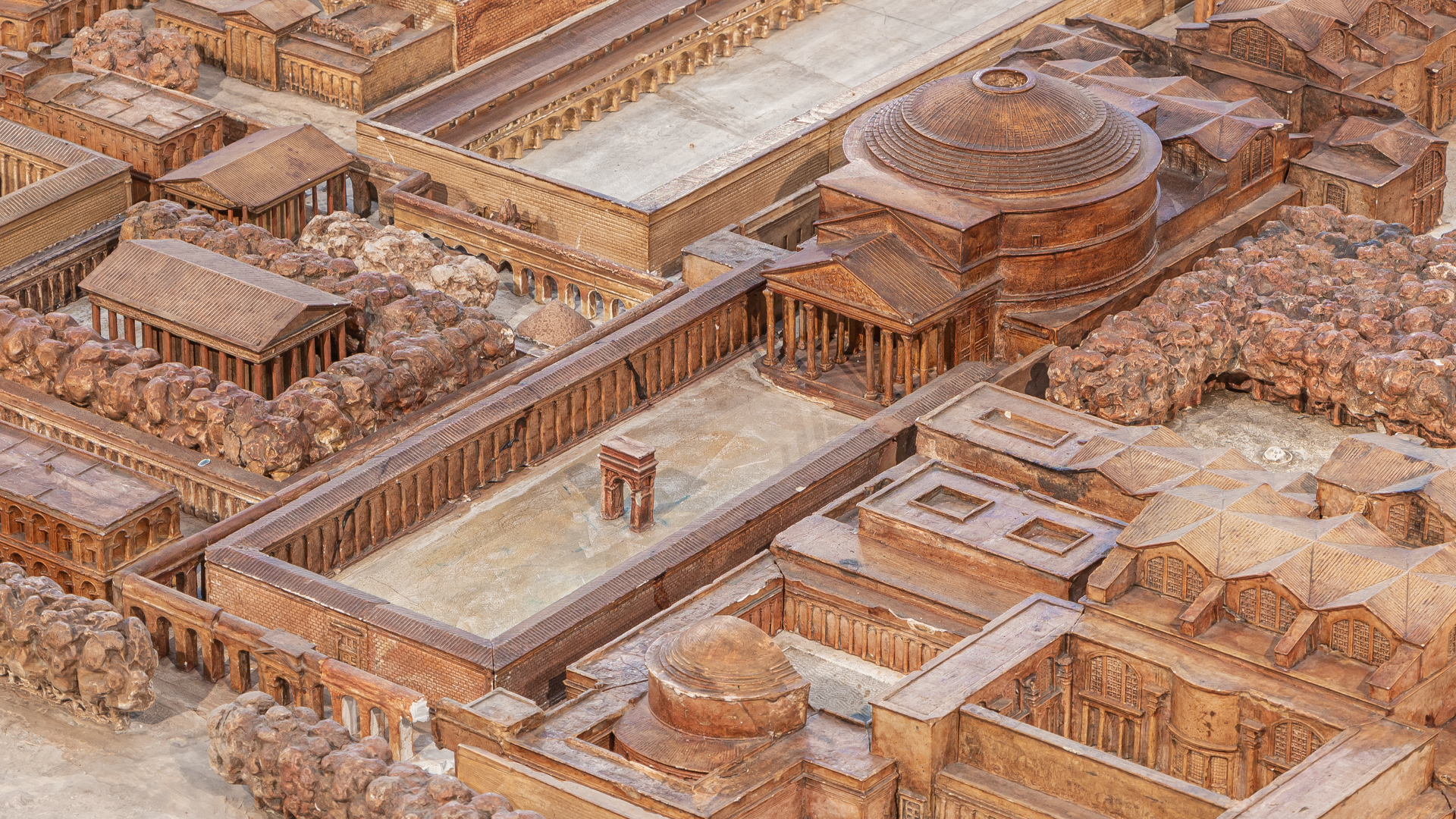 Panthéon : Photo de la maquette réalisée par P.Bigot.