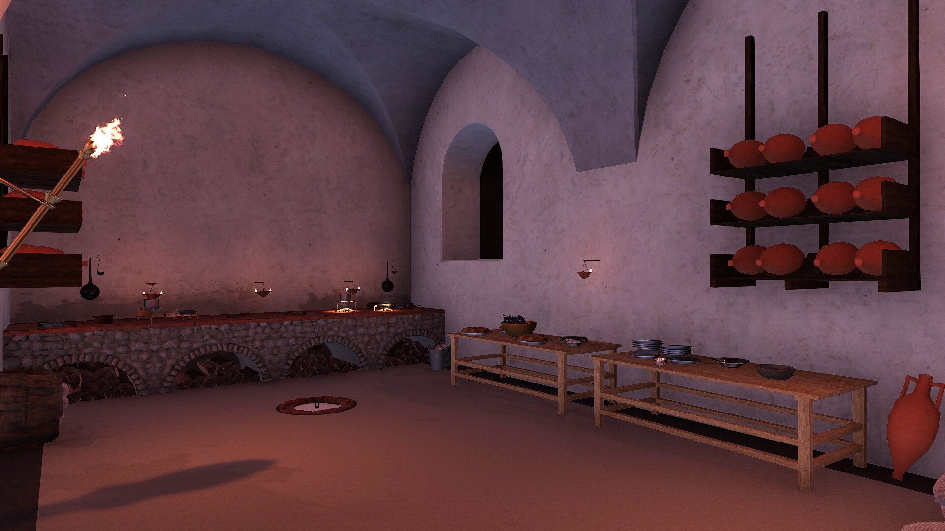 Mithraeum des thermes de Caracalla : Image de restitution virtuelle.