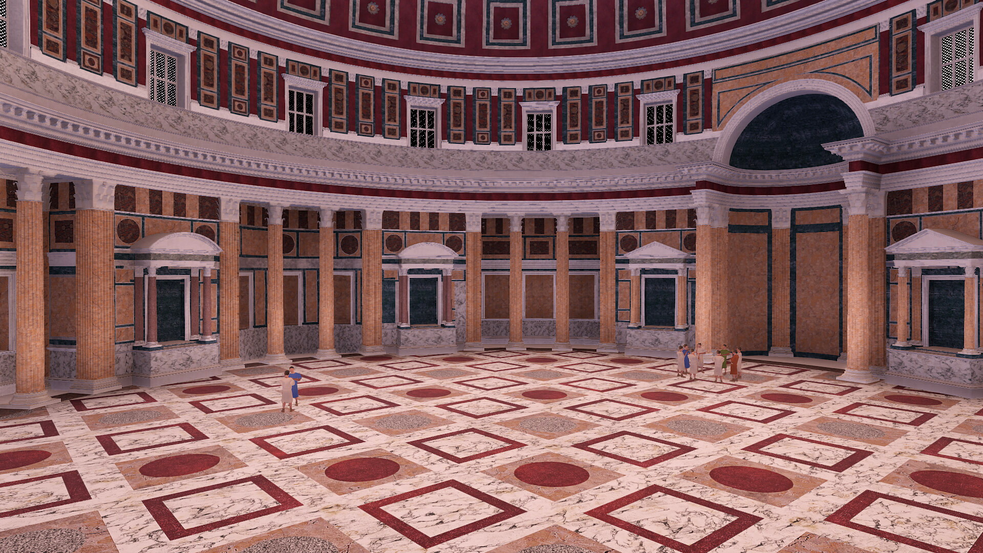 Panthéon : Image de restitution virtuelle.