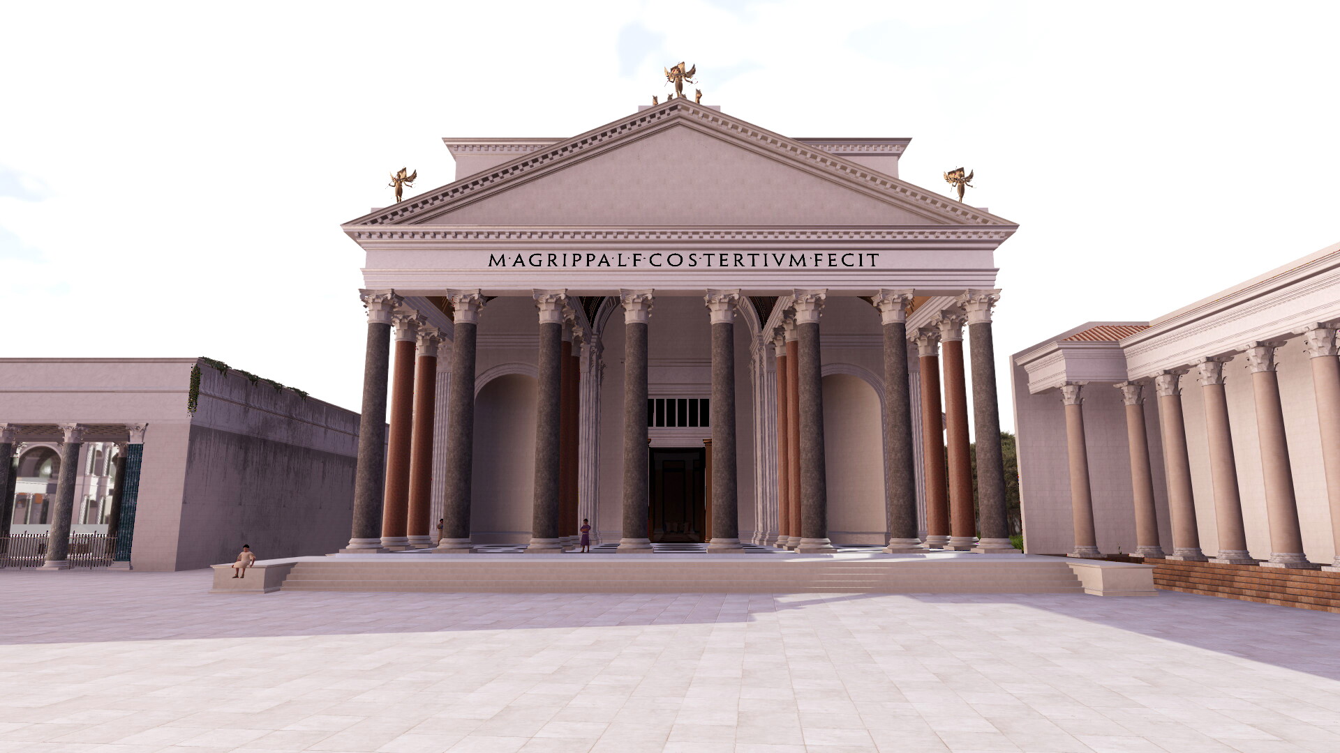 Panthéon : Image de restitution virtuelle.