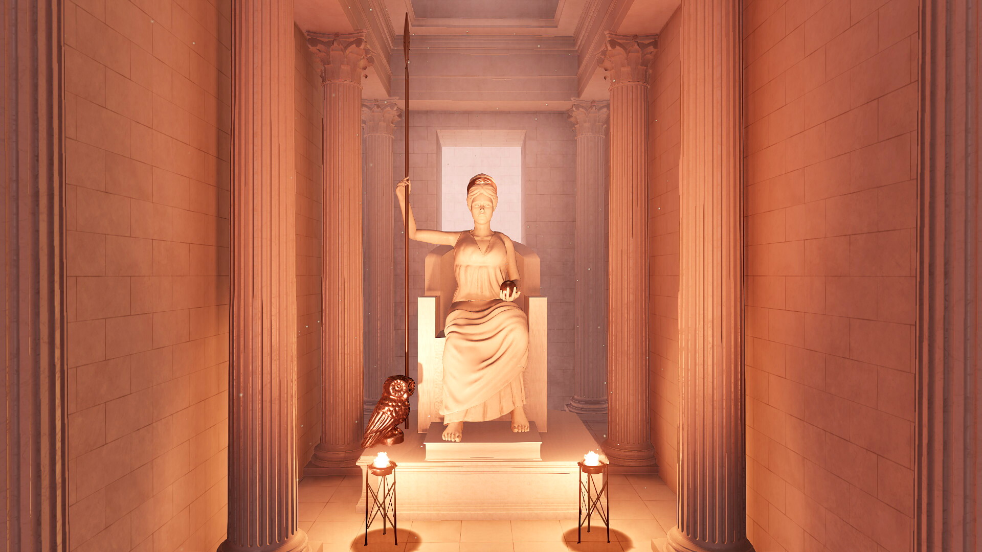 Temple de Jupiter Capitolin : Image de restitution virtuelle.