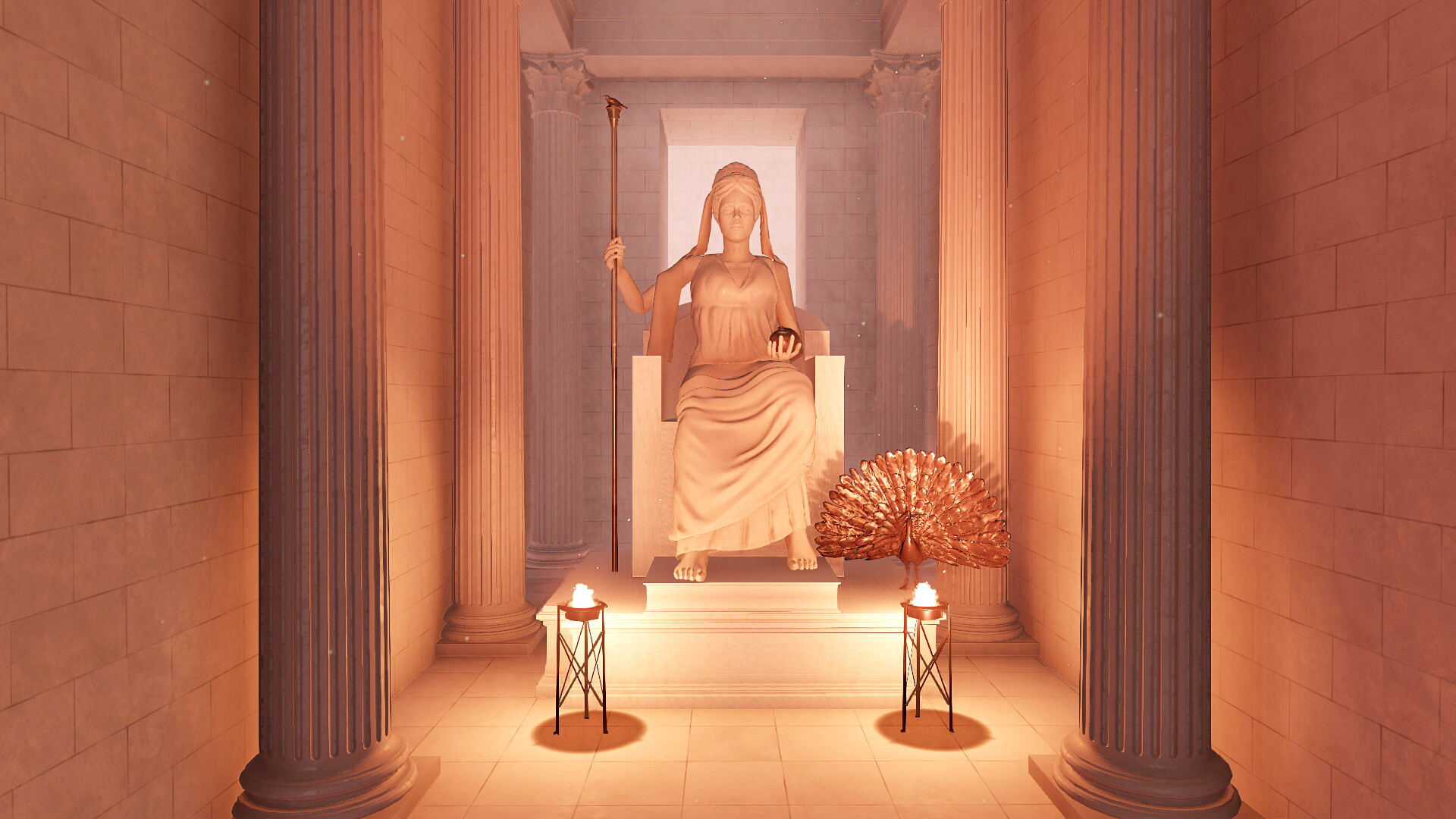 Temple de Jupiter Capitolin : Image de restitution virtuelle.
