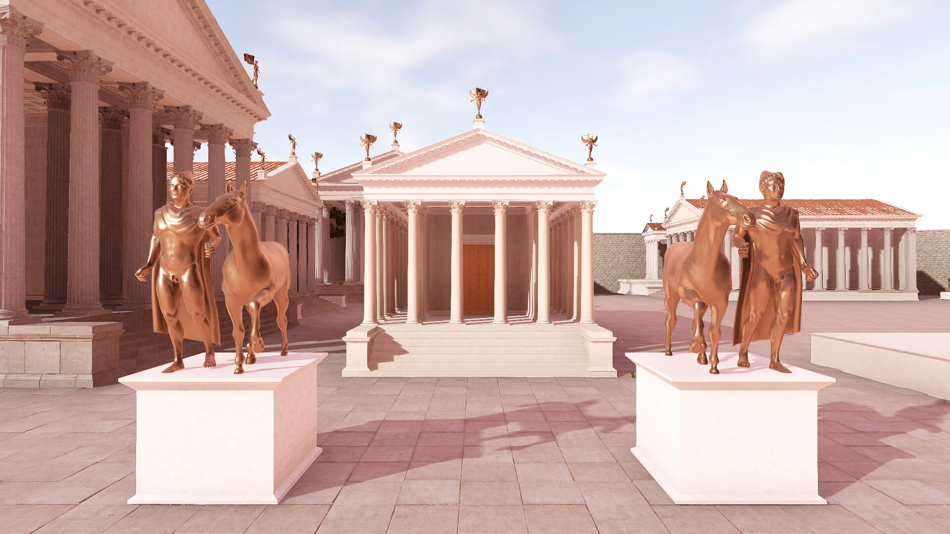 TempleJupiterTonans : Image de restitution virtuelle.