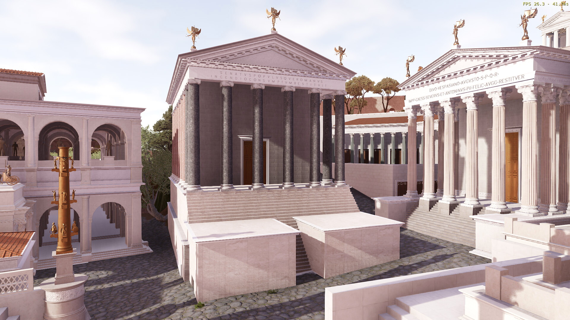 TempleSaturne : Image de restitution virtuelle.
