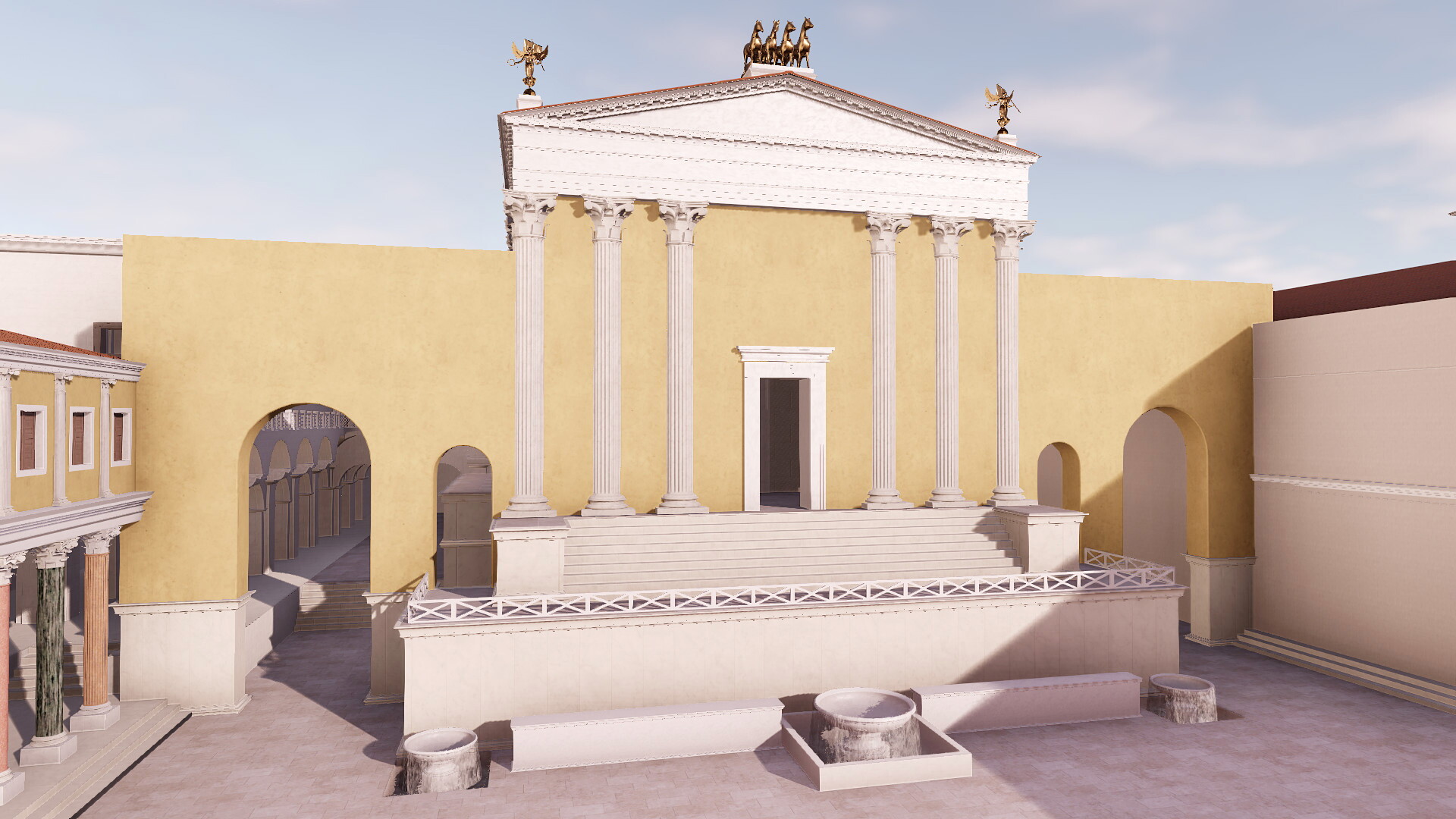 TempleVenusGenitrix : Image de restitution virtuelle.