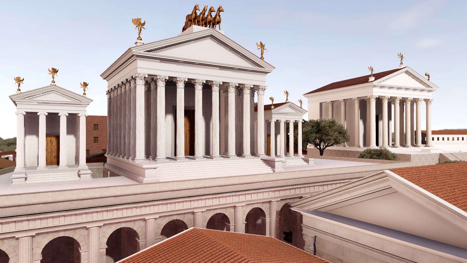 TempleVenusVictrixCapitole : Image de restitution virtuelle.