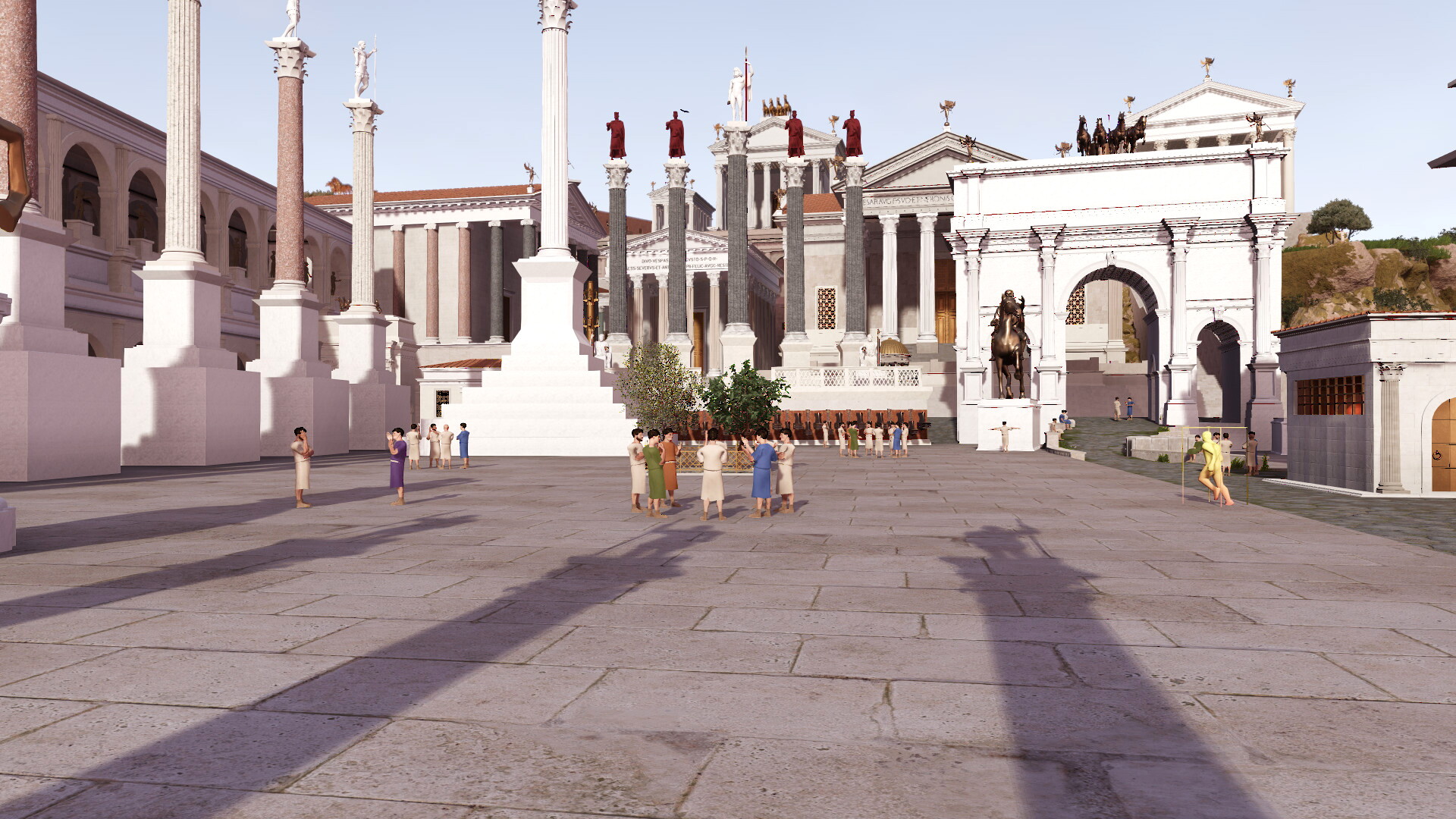TempleVenusVictrixCapitole : Image de restitution virtuelle.