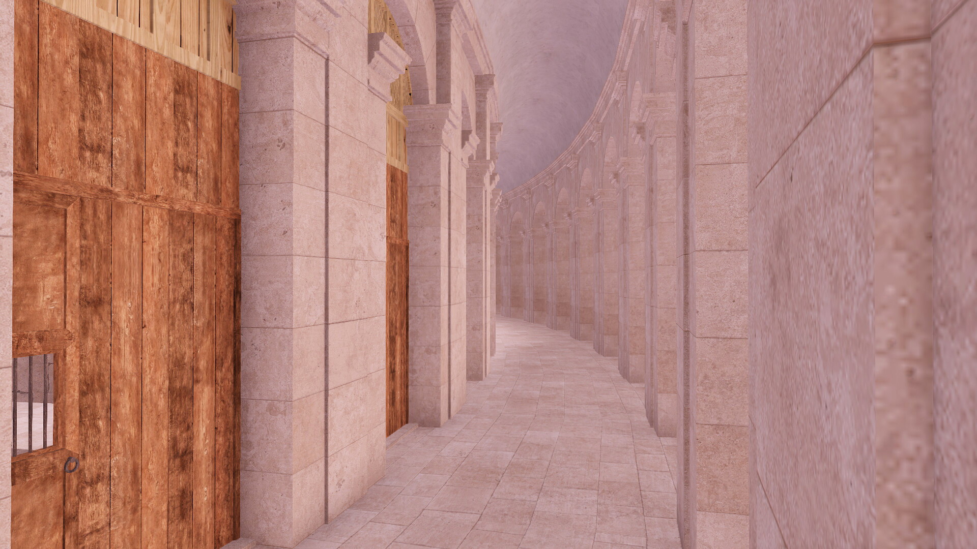Théâtre de Marcellus : Image de restitution virtuelle.