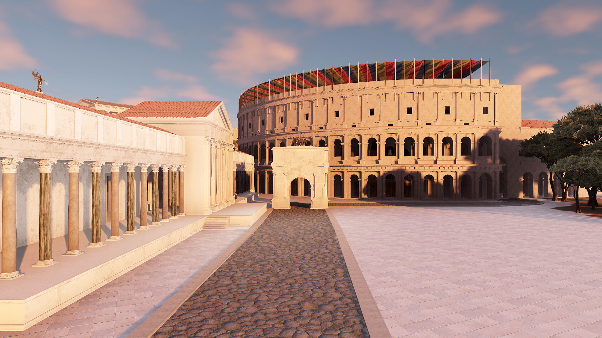 Théâtre de Marcellus : Image de restitution virtuelle.