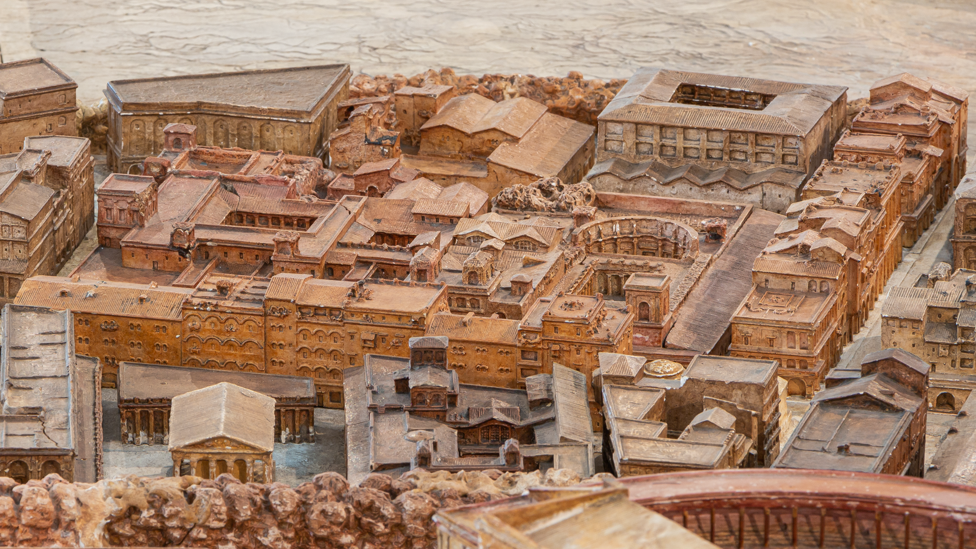 insulae : Photo de la maquette réalisée par P.Bigot.