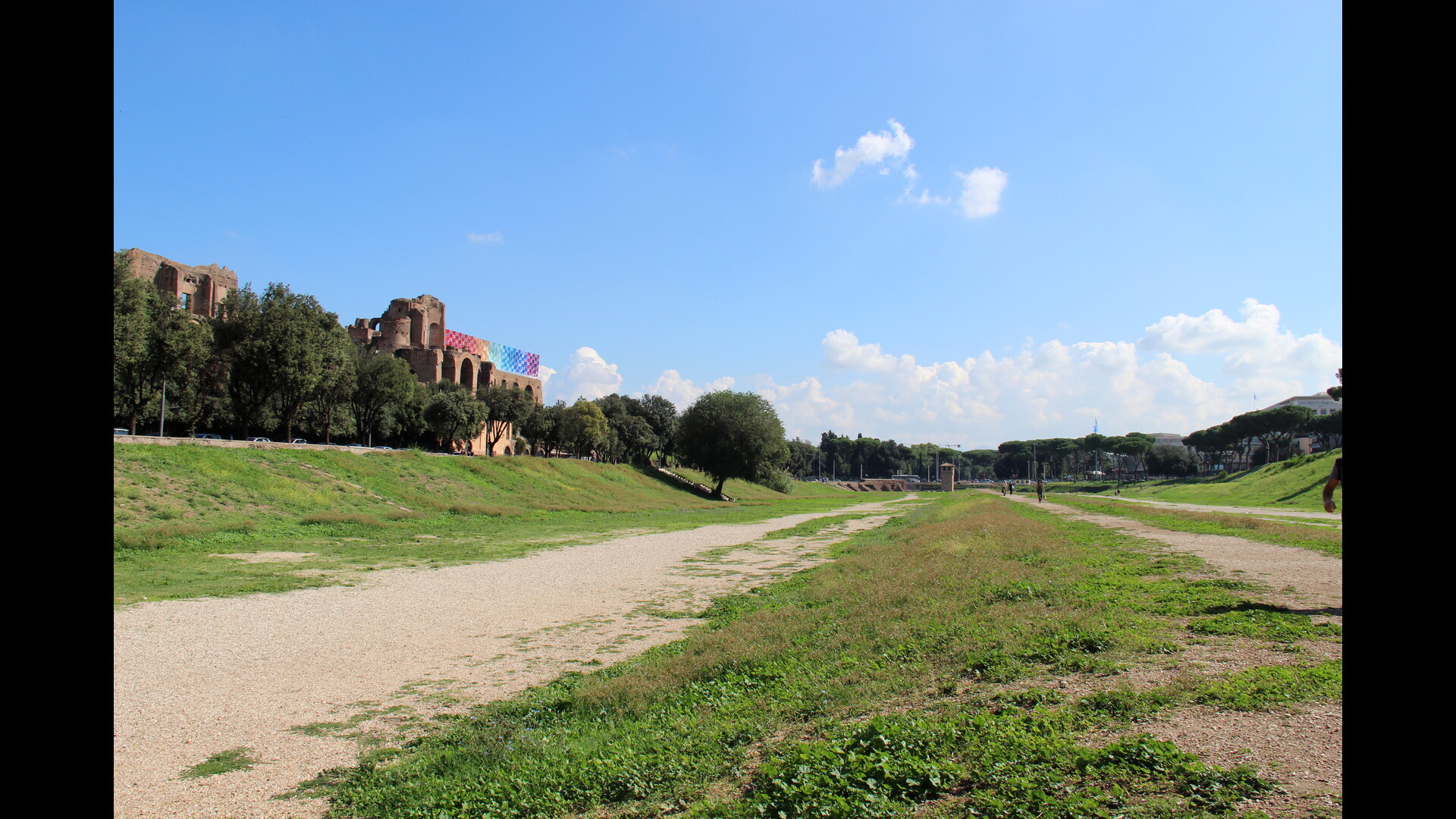 Le Grand Cirque : Photo prise à Rome aujourd'hui. Piste du Grand Cirque