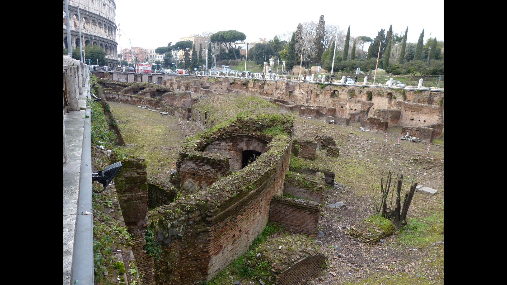 Ludus Magnus : Photo prise à Rome aujourd'hui.