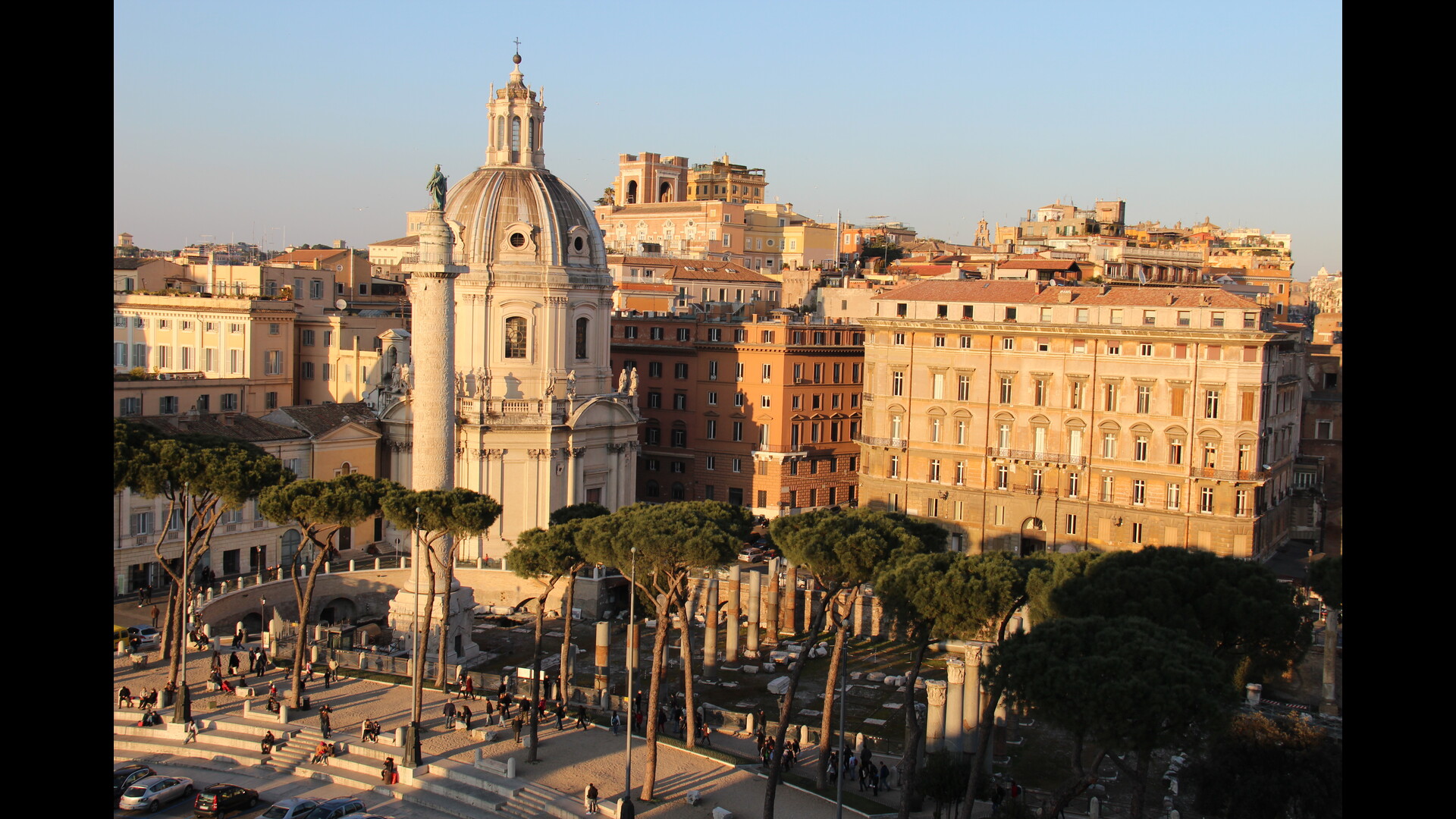 Forum de Trajan : Photo prise à Rome aujourd'hui.