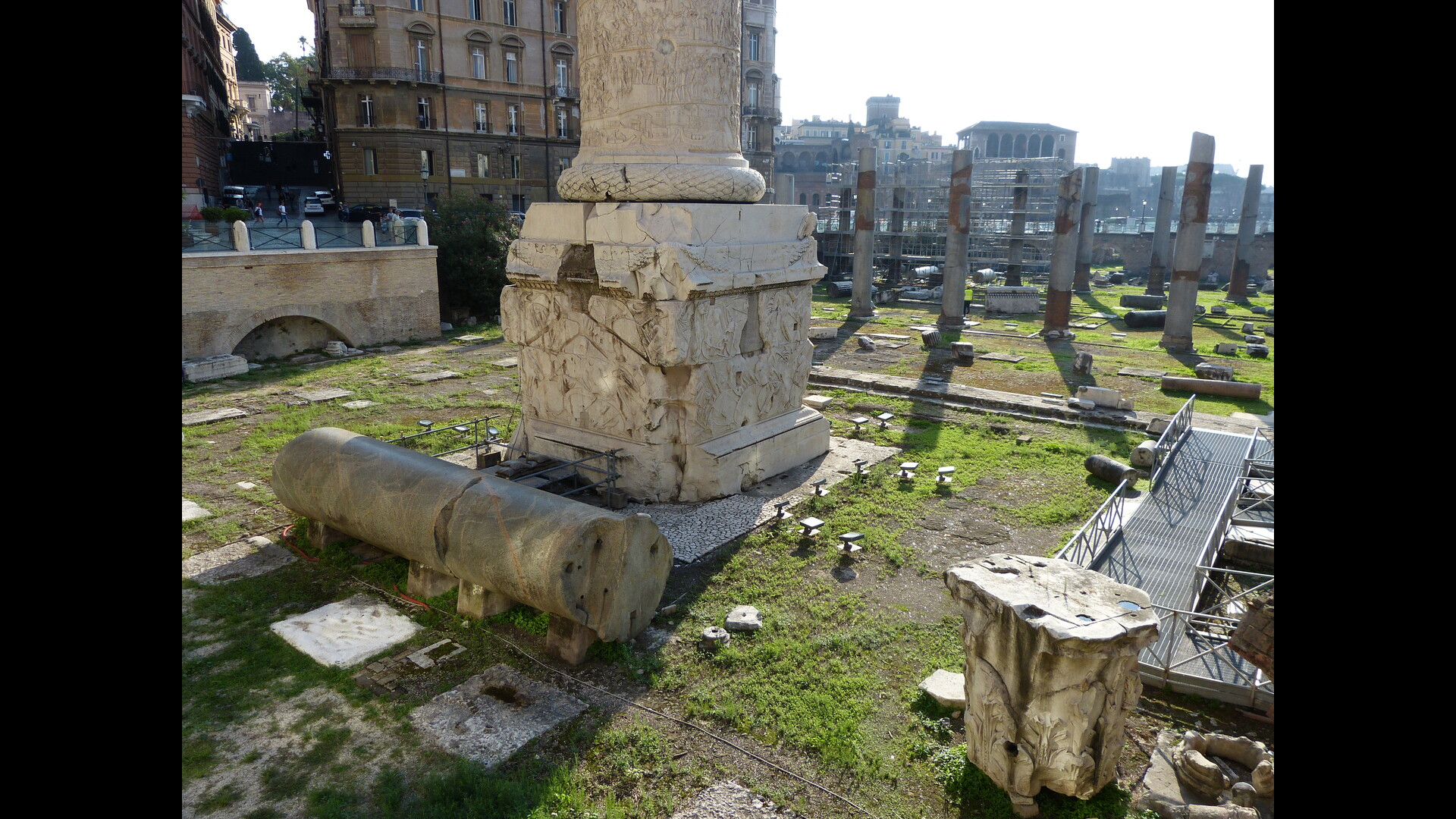 Forum de Trajan : Photo prise à Rome aujourd'hui.