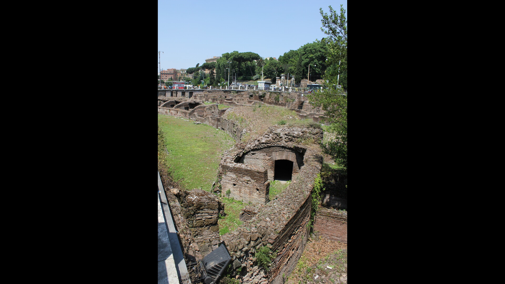 Ludus Magnus : Photo prise à Rome aujourd'hui.