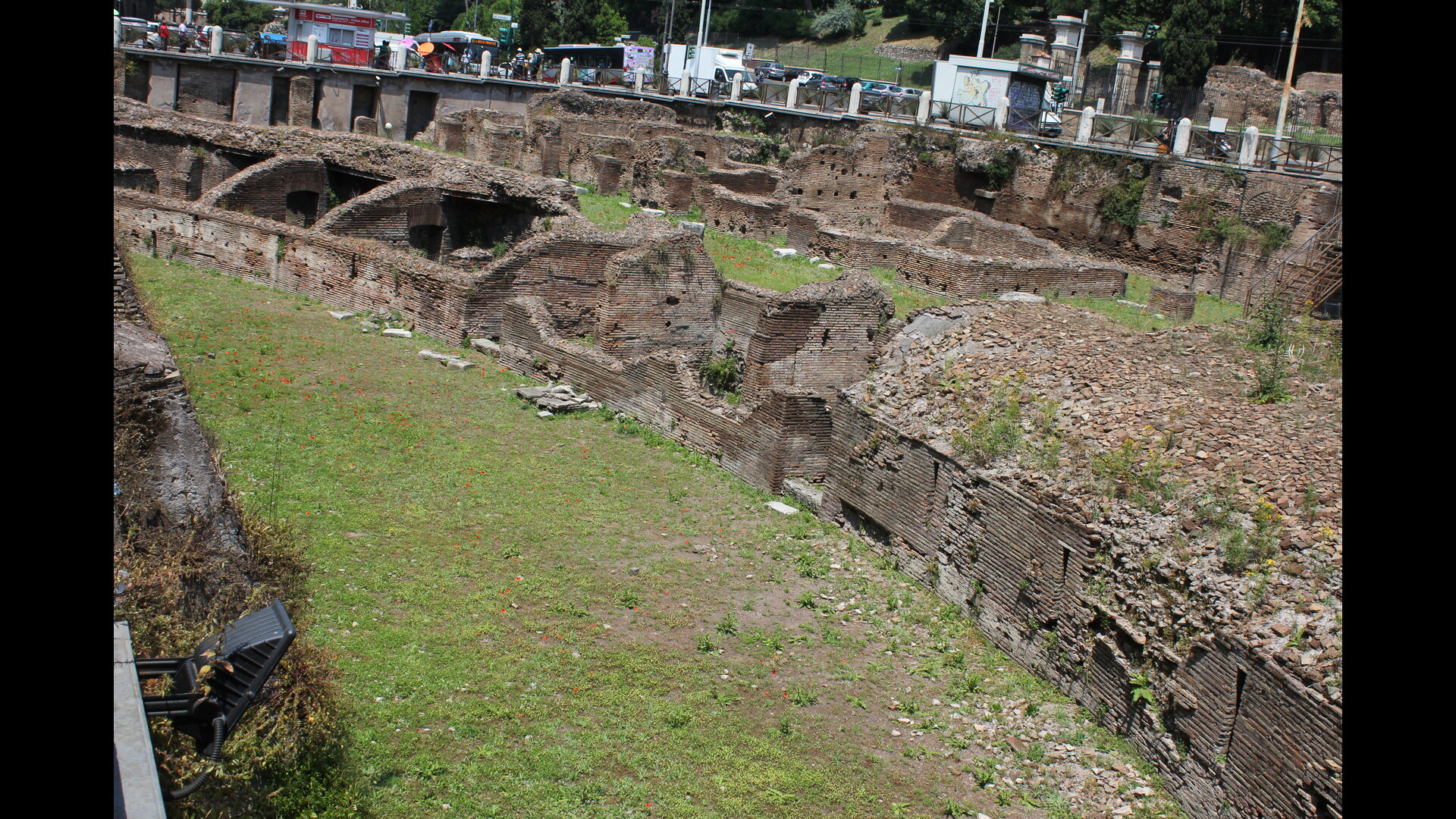 Ludus Magnus : Photo prise à Rome aujourd'hui.