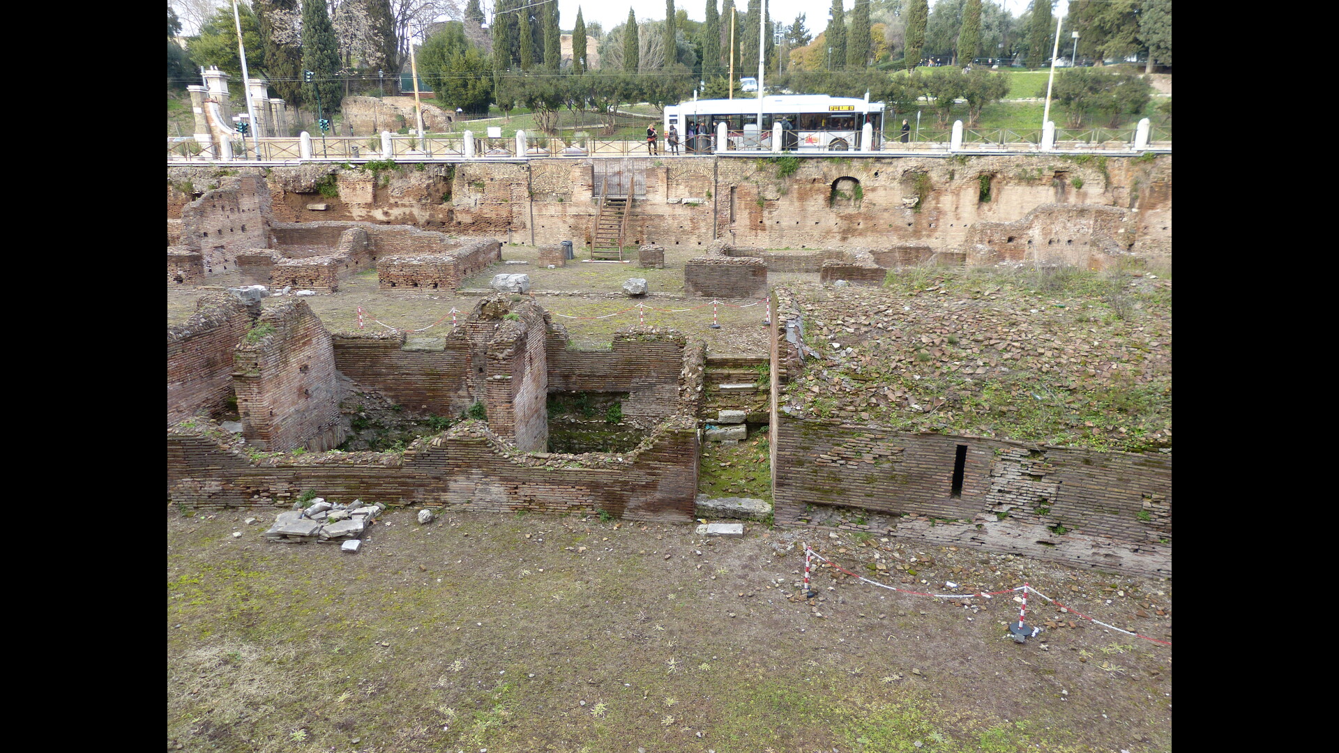 Ludus Magnus : Photo prise à Rome aujourd'hui.