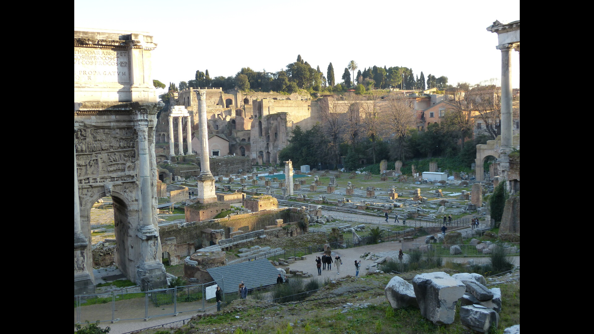 Palatin : Photo prise à Rome aujourd'hui.