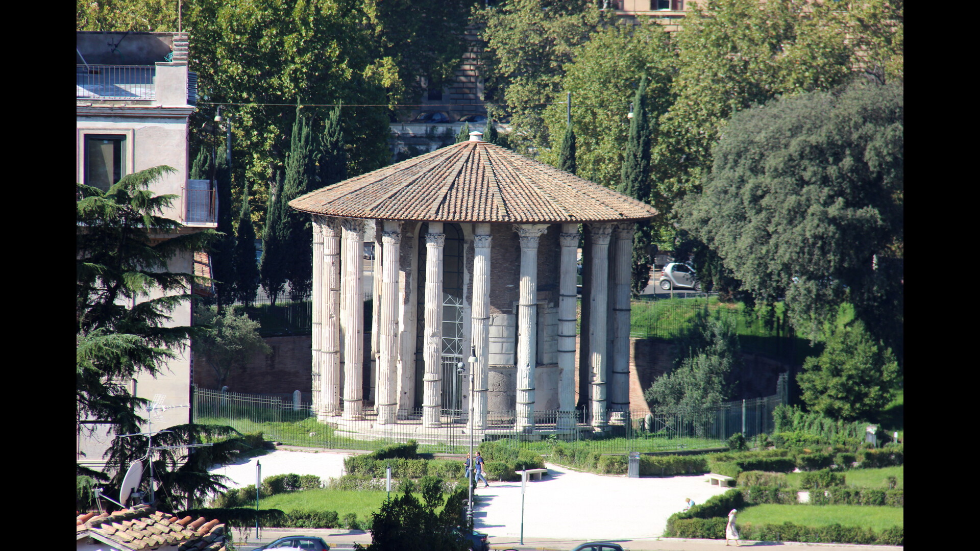 Temple d'Hercule Oliuarius : Photo prise à Rome aujourd'hui. Temple d’Hercule Olivarius