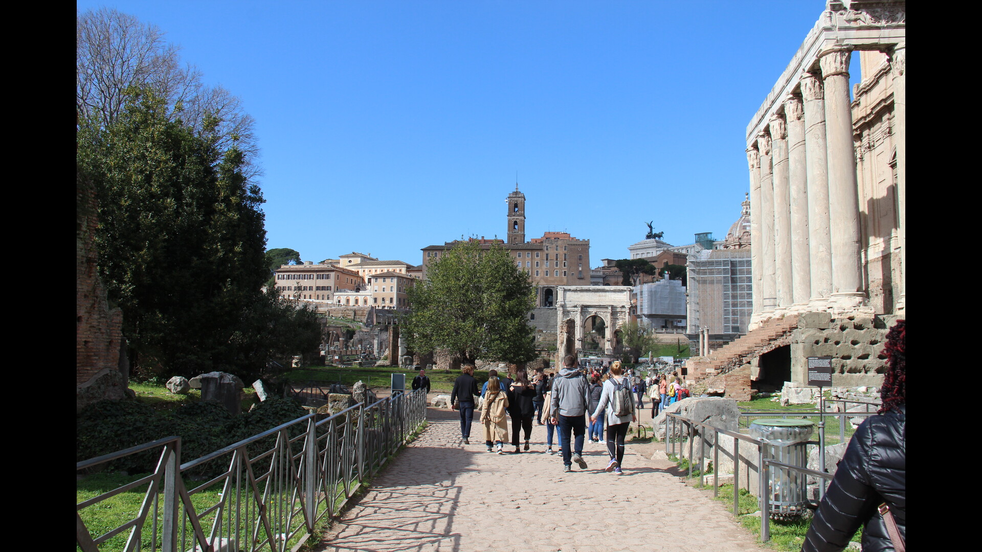 Via Sacra : Photo prise à Rome aujourd'hui.